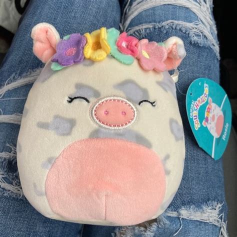 roses squishmallows|rosie squishmallow flower crown.